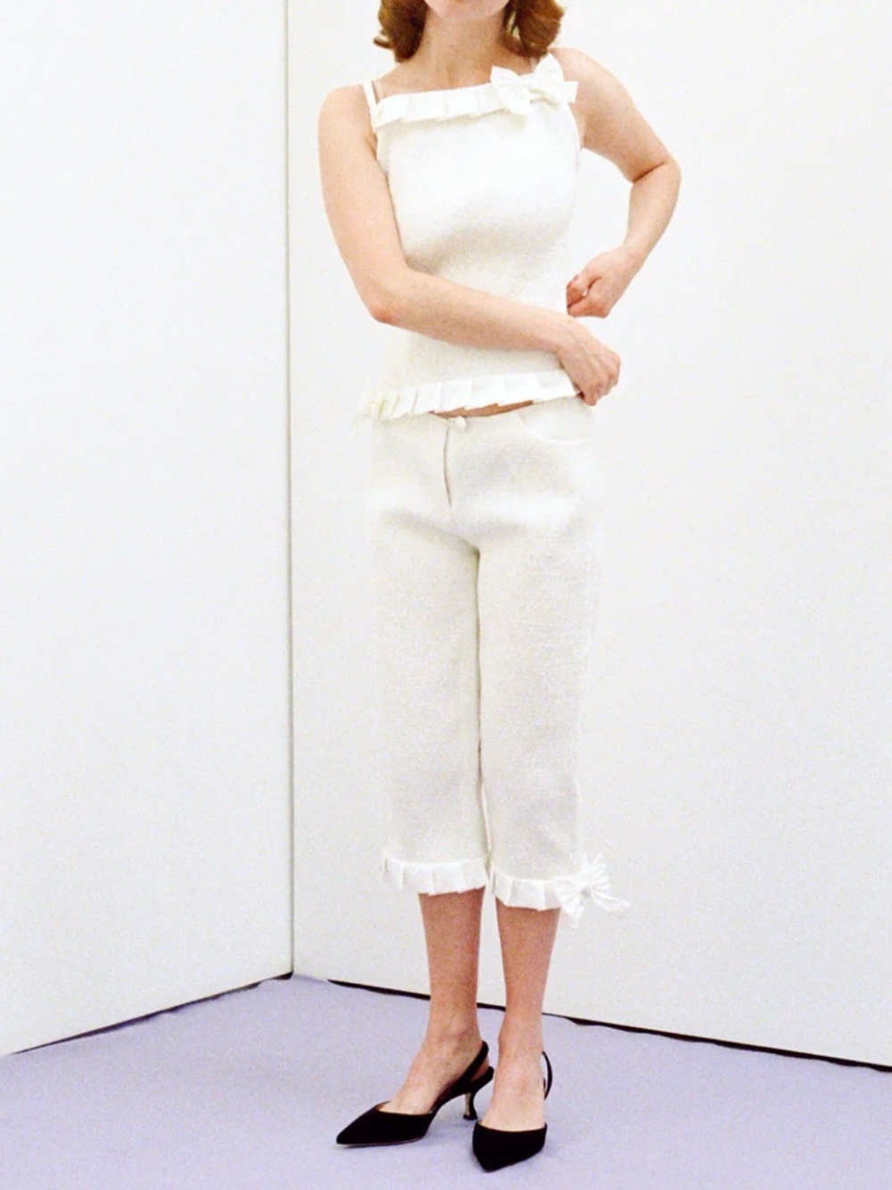 Super Yaya - The Audrey Set in white Size FR 34